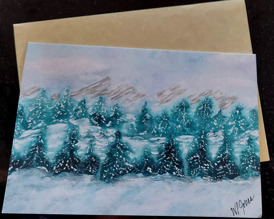 Sympathy Card Trees Print
